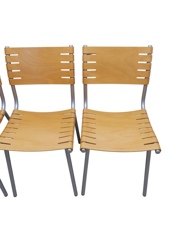 Ensemble de 4 chaises Ruud Jan Kokke pour Harvink Hollande, années 1980.