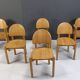 Chaises de salle à manger en bois de pin Rainer Daumiller pour Hirtshals Savvaerk, lot de 6, 1