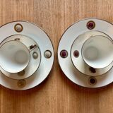Bernardaud Ithaca Coffee Cup and Saucer by Olivier Gagnère