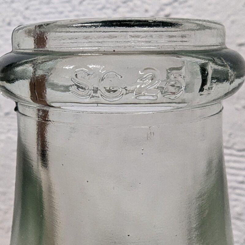 Transparent 25 liters demijohn