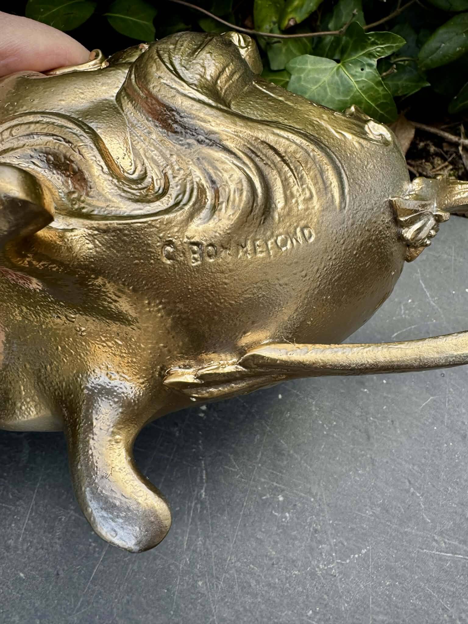 Planter signed Claude Bonnefond (1868-1936) Art Nouveau