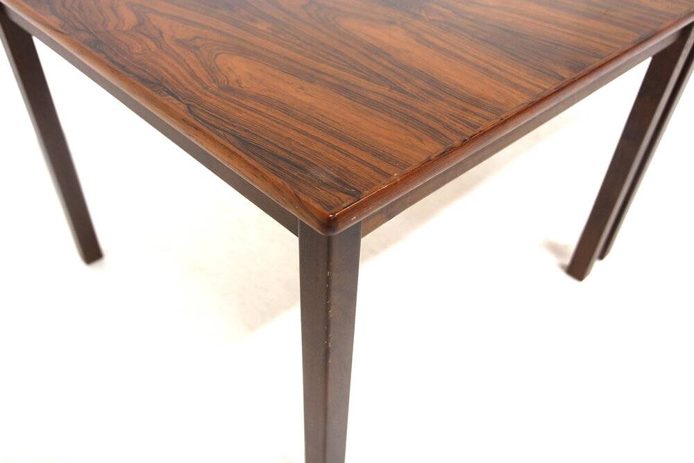 Set of 2 Scandinavian bedside tables in rosewood, Sweden, 1960.