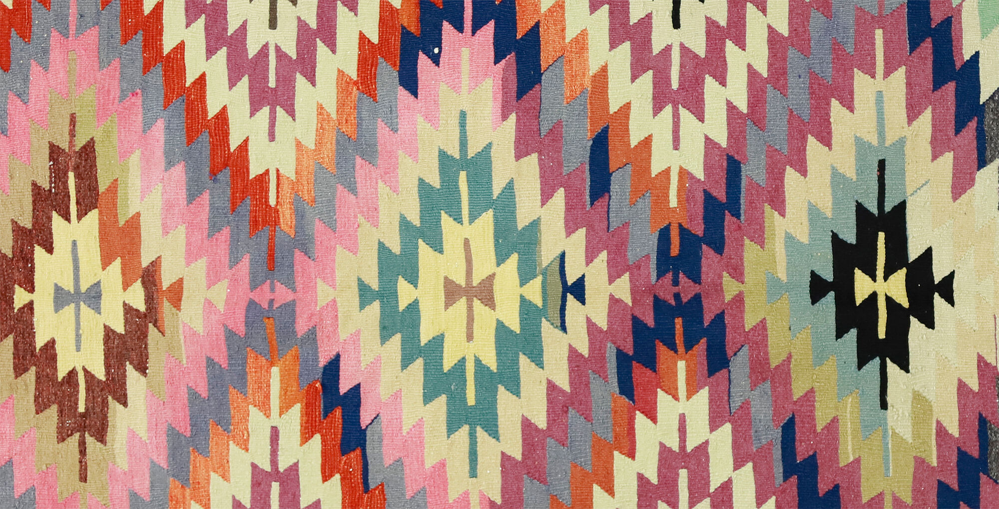 Anatolian handmade kilim rug 240 cm x 169 cm