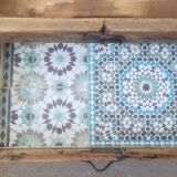 Old desk console entrance cabinet