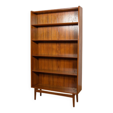 Mid-Century Teak Bookcase by J. Sorth for Bornholm Møbelfabrik, Denmark, 1960s