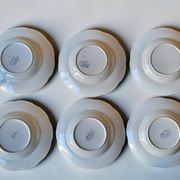 6 assiettes creuses Badonviller modèle Richelieu