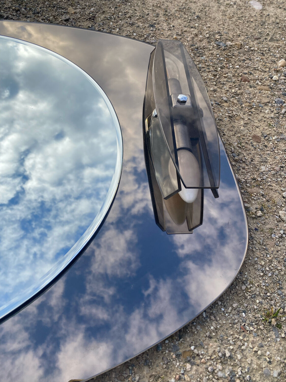 Mirror illuminating bathroom design, 79x60 cm