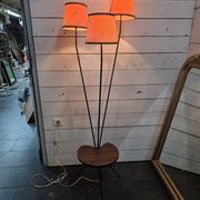 1950s/60s tripod floor lamp with 3 lights.