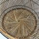 Emmanuelle armchair in rattan and braided buri