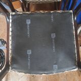 lot of 6 Baumann sled chairs