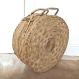 Round case in rattan 60s