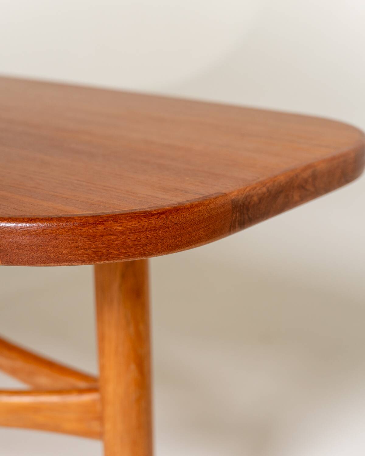 Teak and oak side table by Yngve Ekström for Westbergs Möbler, Sweden, 1950