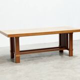 Table à manger Frank Lloyd Wright « 608 Taliesin » signée Cassina, 1986