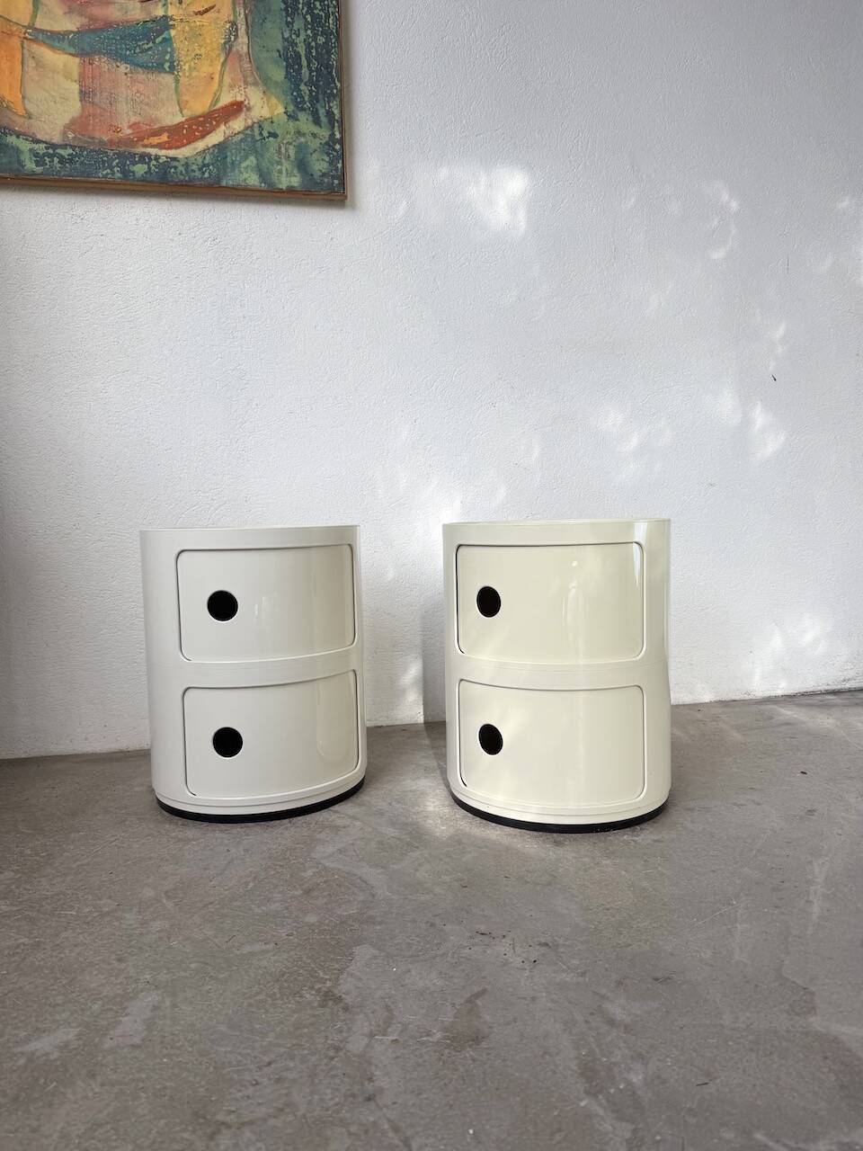 Castelli bedside tables for Kartell