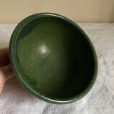 Green glazed terracotta bowl