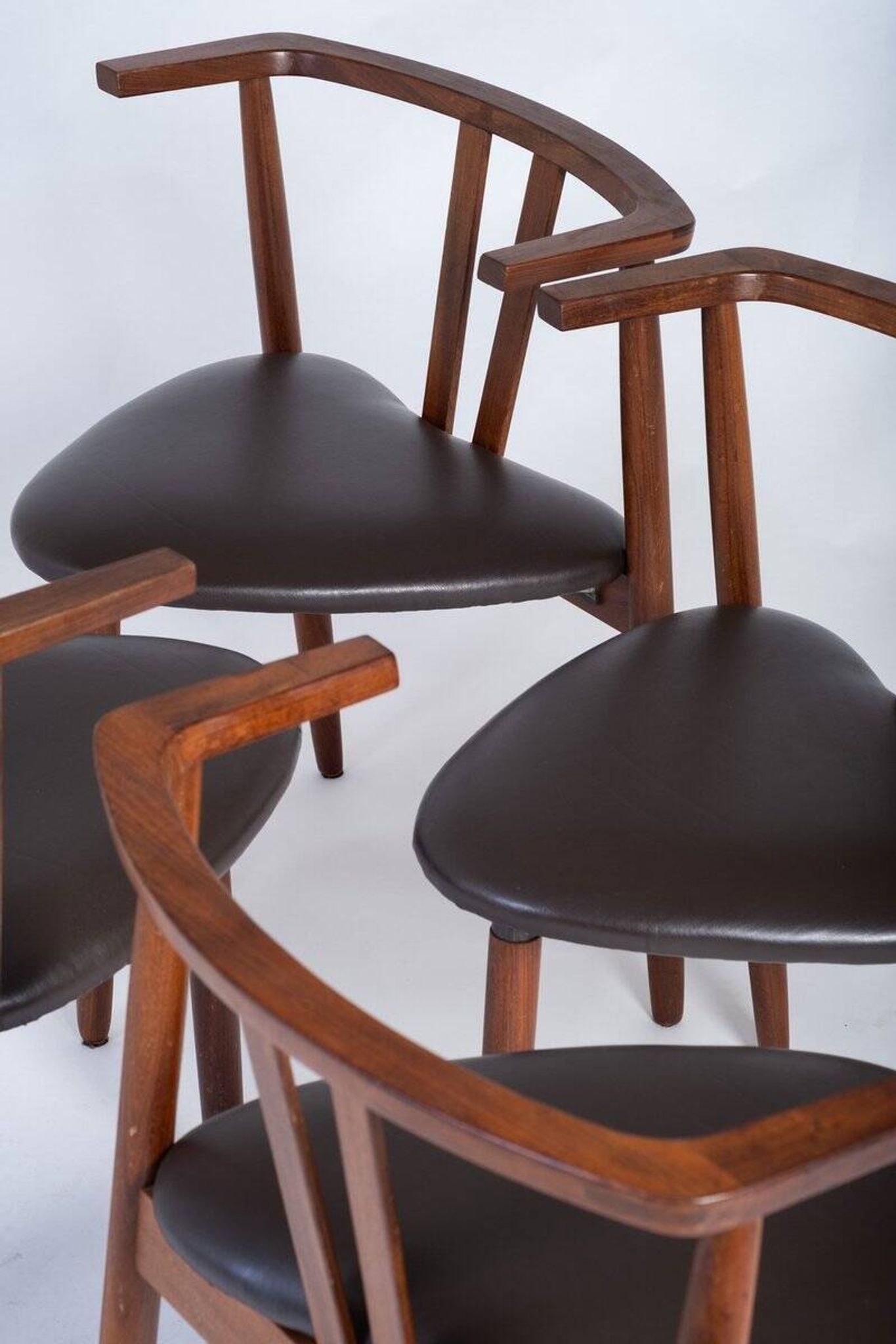 Chaises de Salle à Manger en Teck par Hans Olsen, 1960s, Set de 4