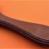 Mirror facing hand 19th Wood of Mahogany bevelled ice...