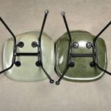 Charles & Ray Eames DSX multicolor set 6 Side Chairs for Herman Miller