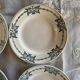 Lot de 4 assiettes plates Saint Amand