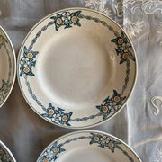 Lot de 4 assiettes plates Saint Amand