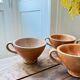 Lot de 4 tasses en grès – esprit artisanal