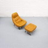Earth Chair & Hocker by Percival Lafer