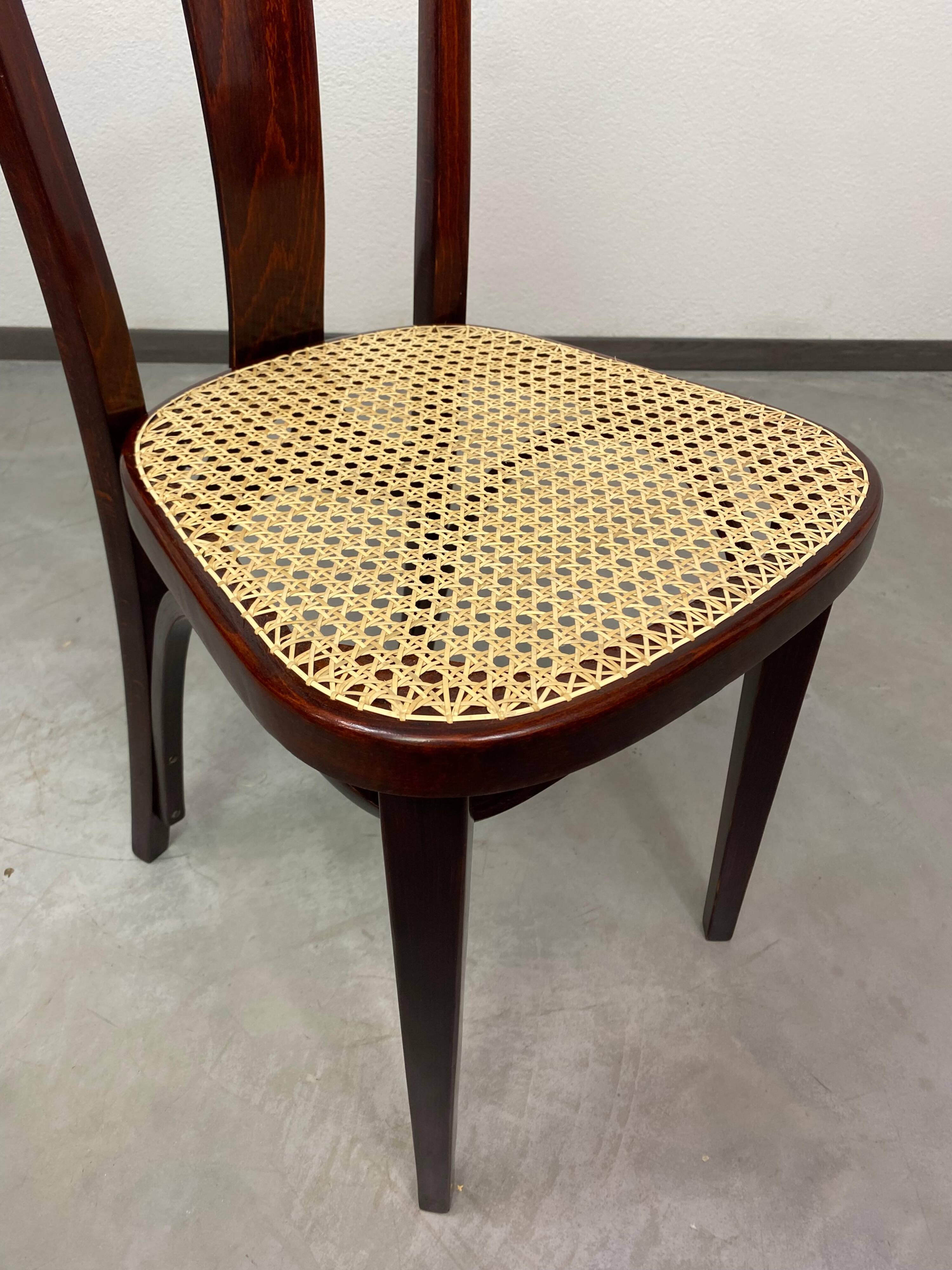 Dining chair Secession attributed to Otto Prutscher for Thonet.