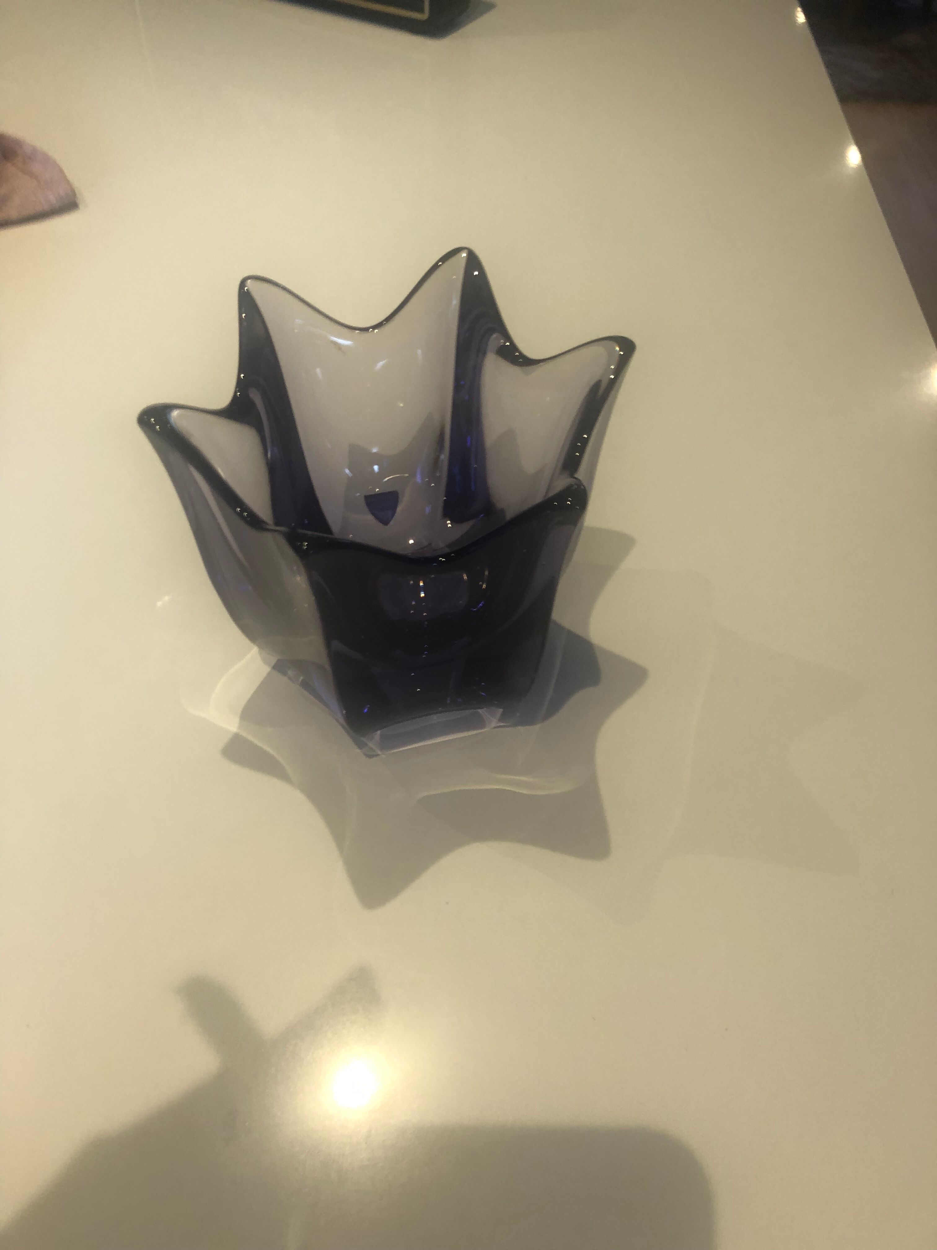 Tulip cup swedish crystal orrefors