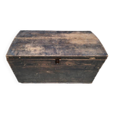 Pine trunk with blackened wood patina