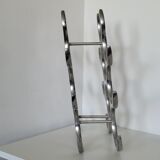 Aluminum wine rack shelf bottle rack for 9 bottles