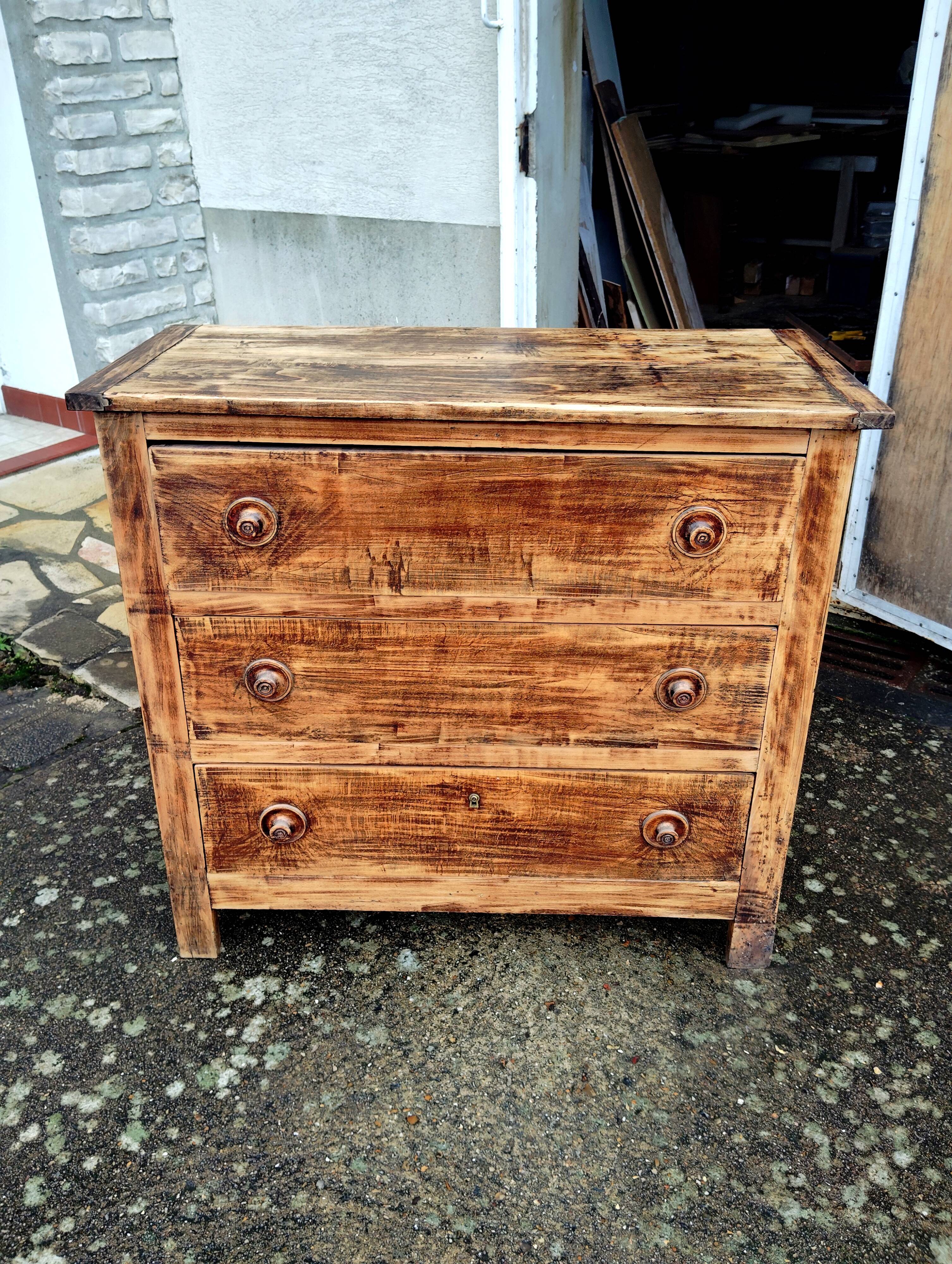 Commode brocante "wabi sabi"