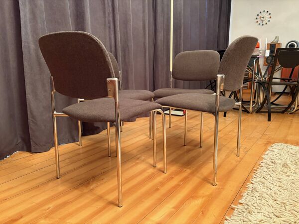 Set of four chairs, 1980s