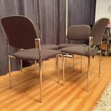 Set of four chairs, 1980s