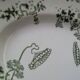 Oval iron earth dish