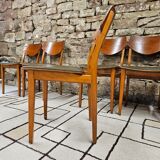 Set of 6 danish chairs 1960