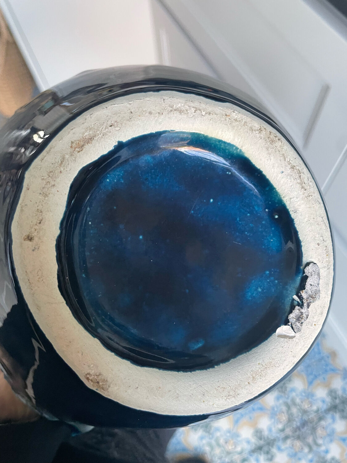 Vase bleu 80