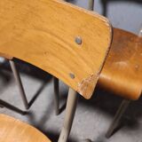 Lot of 6 school chairs