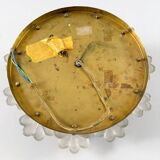 Modern mid-century wall lamp with floral pattern by Ernst Palme, 1960s