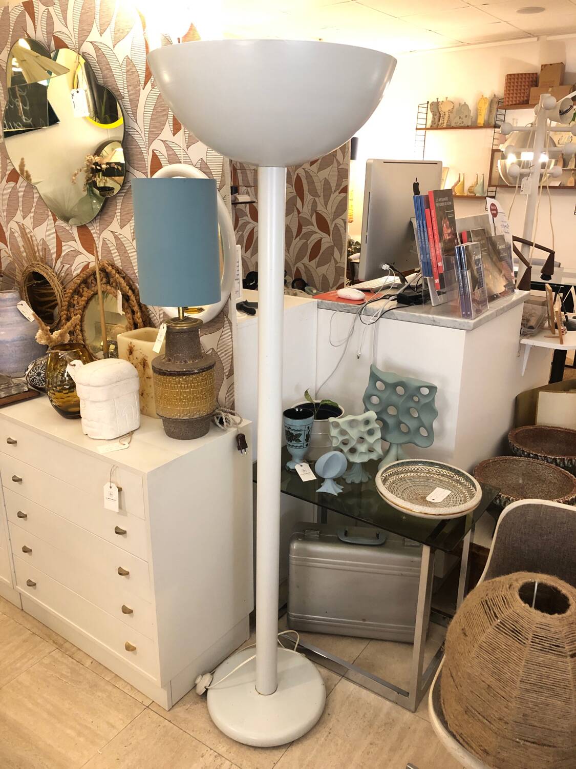 Vintage mushroom floor lamp, 1970