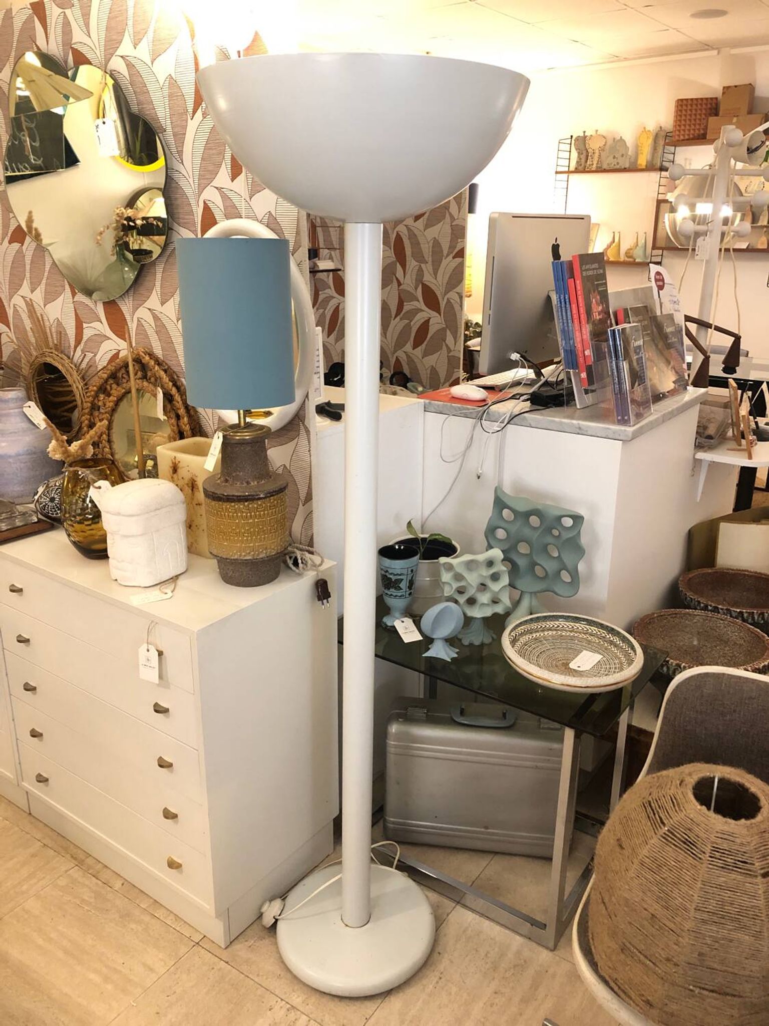 Vintage mushroom floor lamp, 1970
