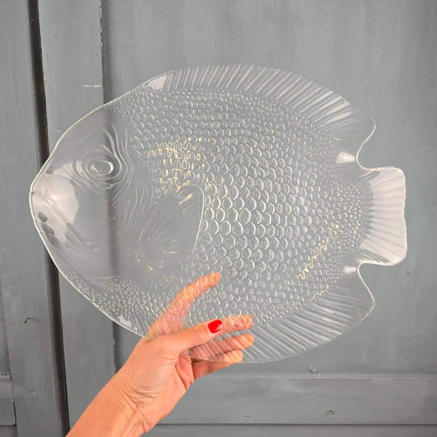 Large fish plate arcoroc vintage haribo – original box