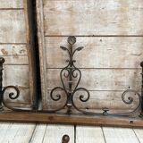 large wall-mounted coat rack