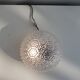 Vintage ceiling lamp glass molded
