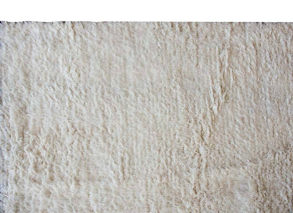Small Moroccan wool rug 200cmx100cm traditional cotton