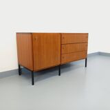 Vintage modernist enfilade ARP Minvielle by Guariche Mortier Motte teak