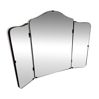 Large Art Deco Triptych Mirror