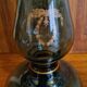 Pair of decorative vintage style glass candle holders