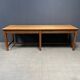 Large antique drapery fabric table