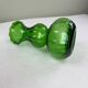 Vase vintage vert bouteille 