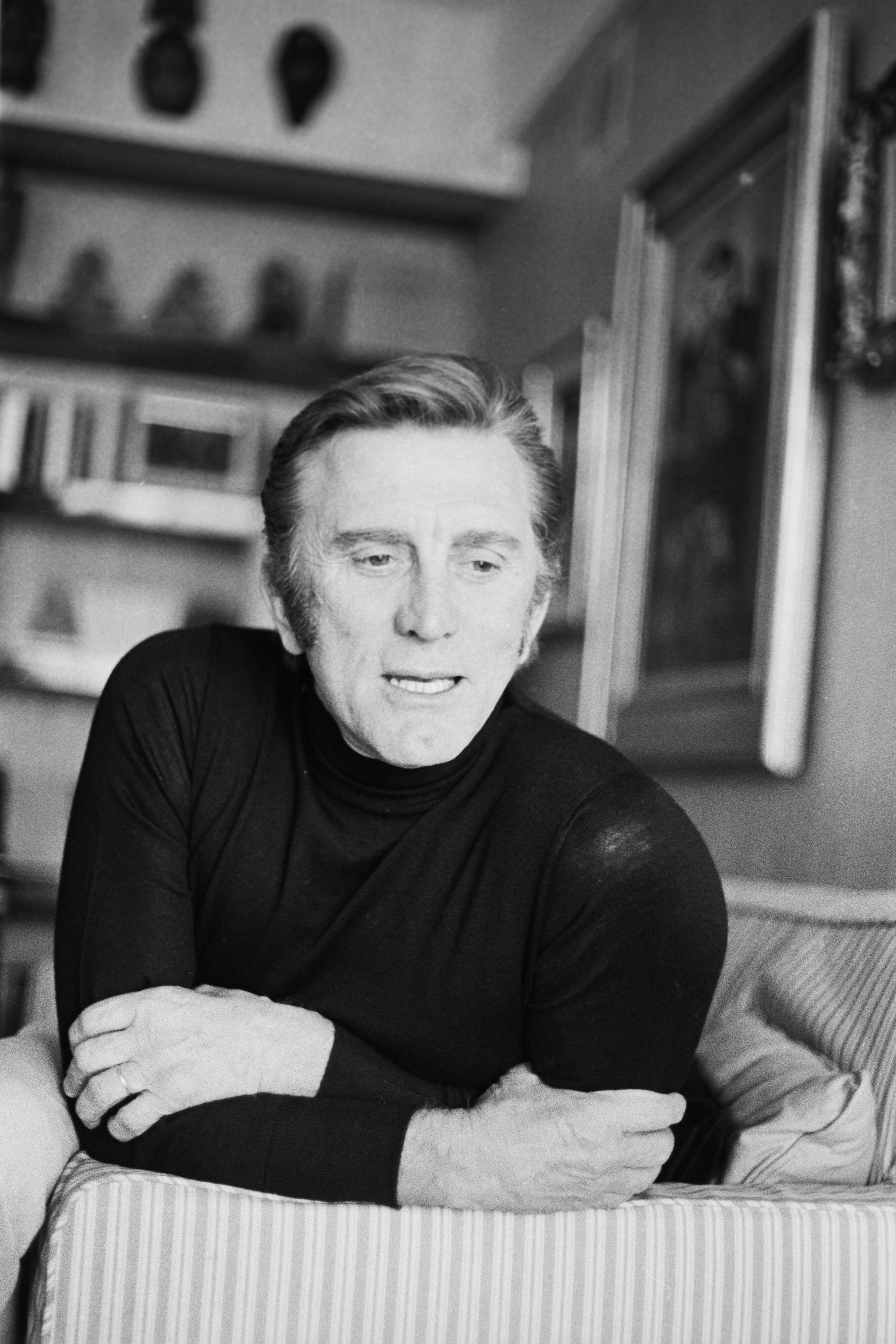 Tirage photo baryté Photographie Kirk Douglas  Format 30x45